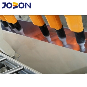 long steel pipe electrostatic enamel powder coating line